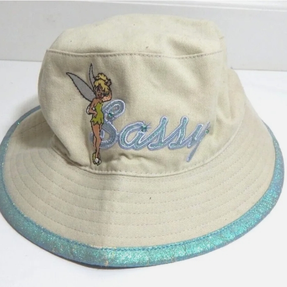 Disney Accessories Y2k Walt Disney World Tinker Bell Bucket Hat